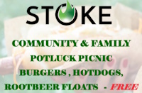 July 28 - Stoke Community and Family Potluck Picnic